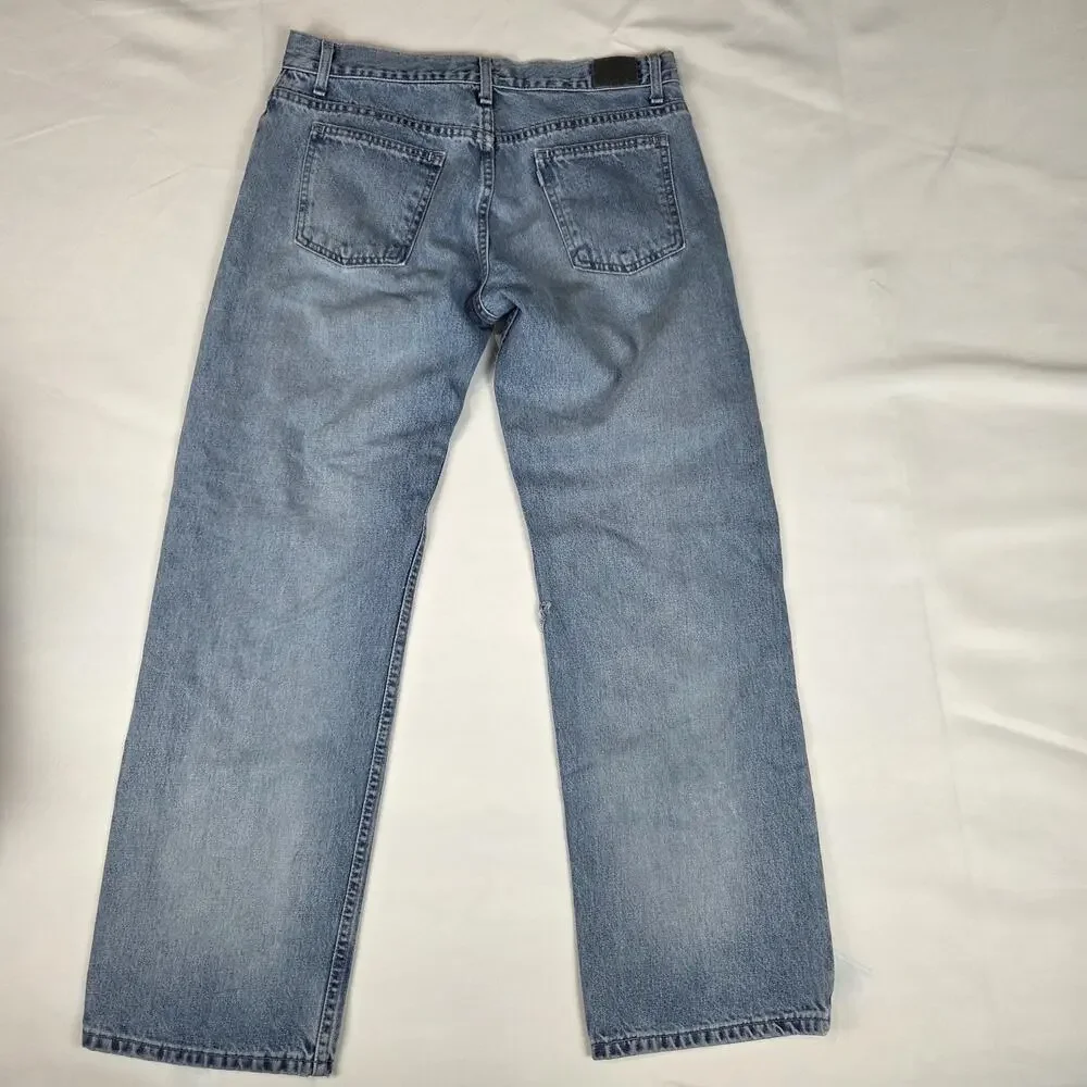 Vintage Levi's SilverTab Men's Jeans Light Wash Relaxed Fit Denim Made in Mexico